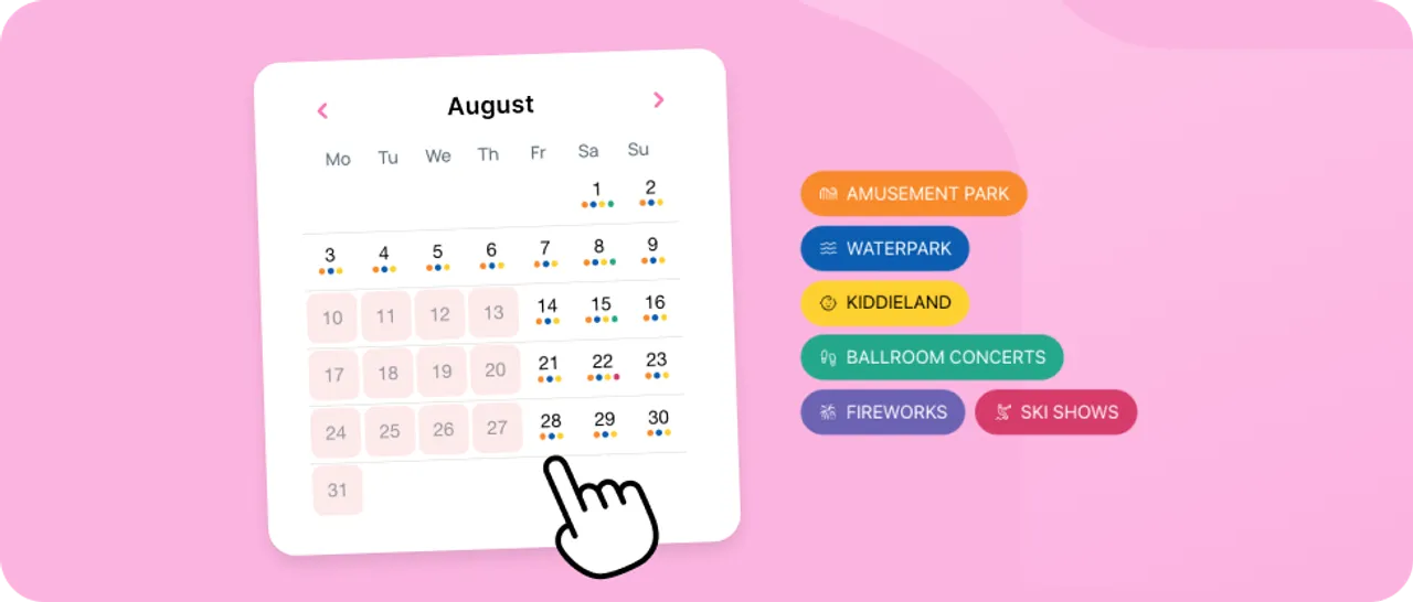 Calendar   Default Date & Visual Availability Indicators Newsletter