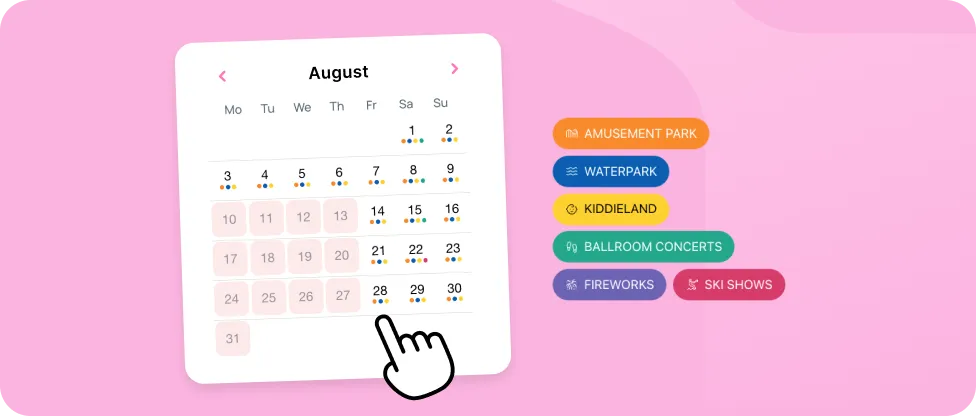 Calendar   Default Date & Visual Availability Indicators Newsletter