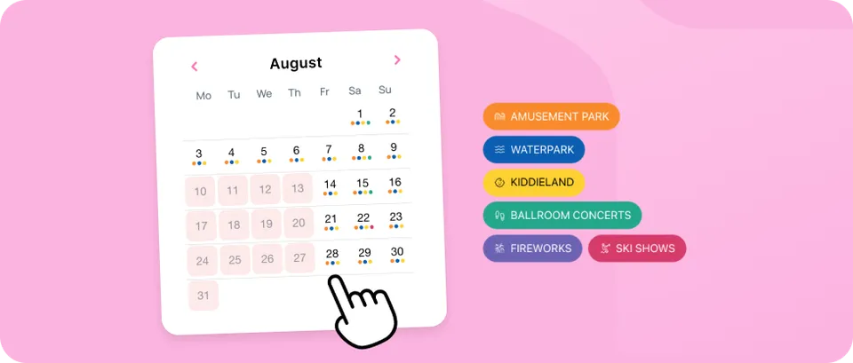 Calendar   Default Date & Visual Availability Indicators Newsletter