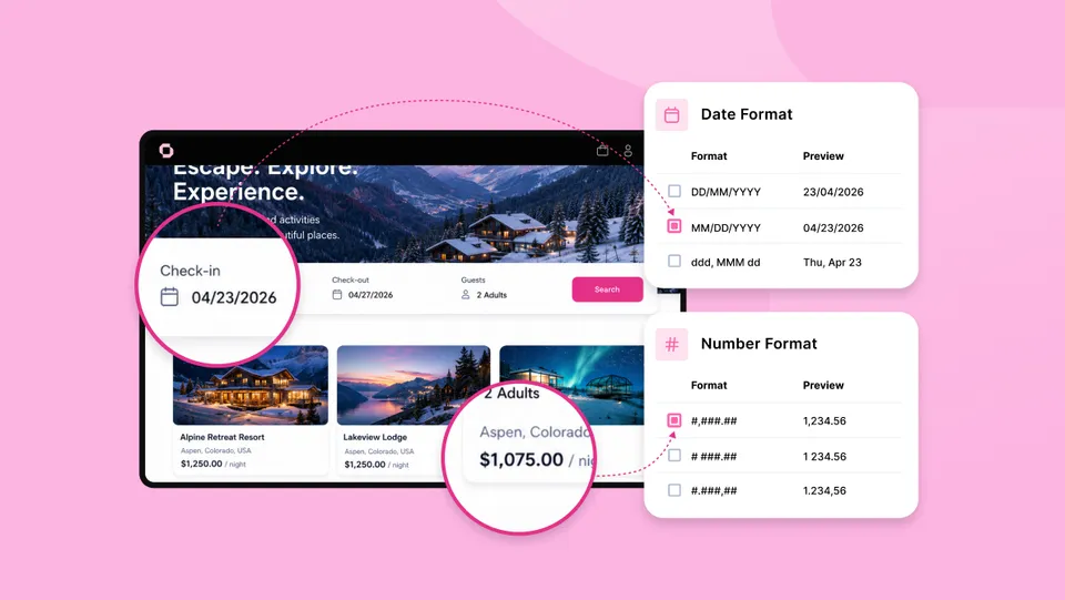 Site   Date & Number Format Standardization Entry