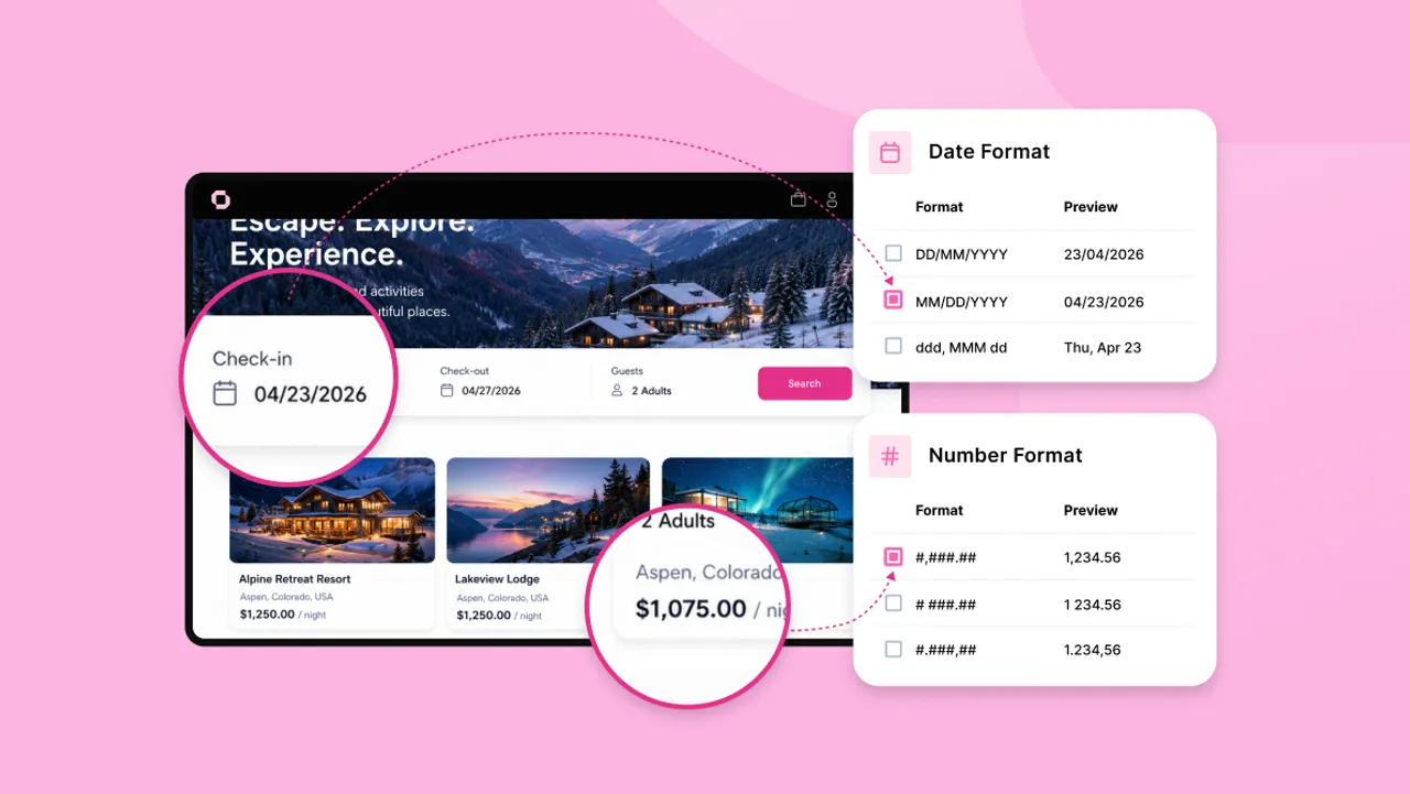 Site   Date & Number Format Standardization Entry