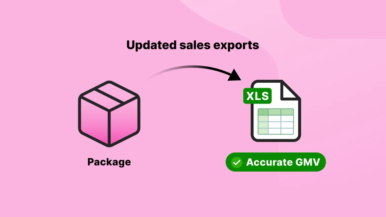 Package Sales GMV Exports Entry