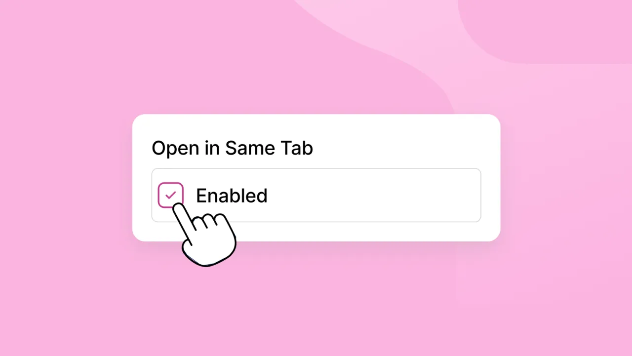 External Links Same Tab