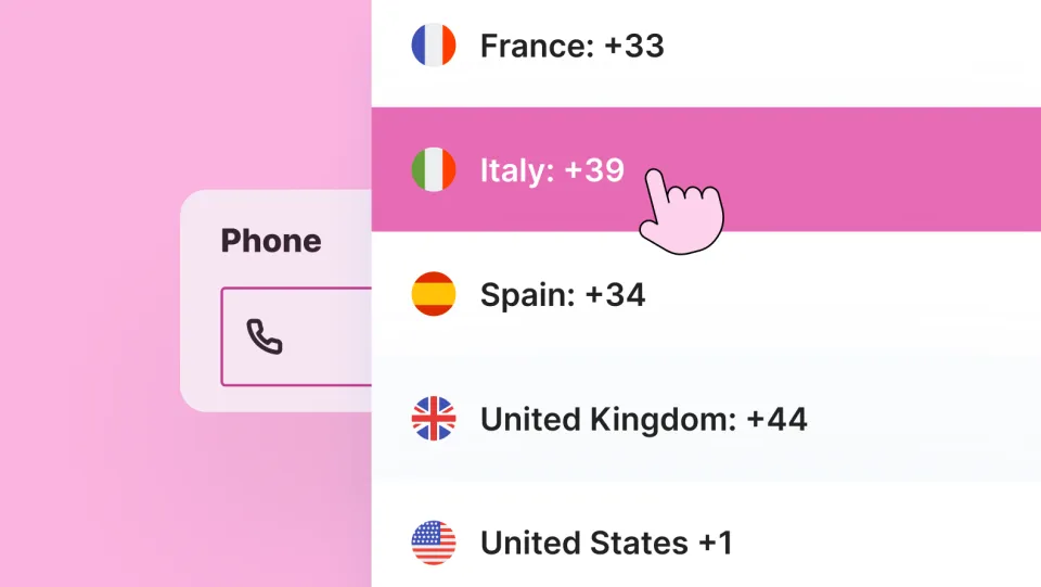 Default Preferred Phone Prefix Entry