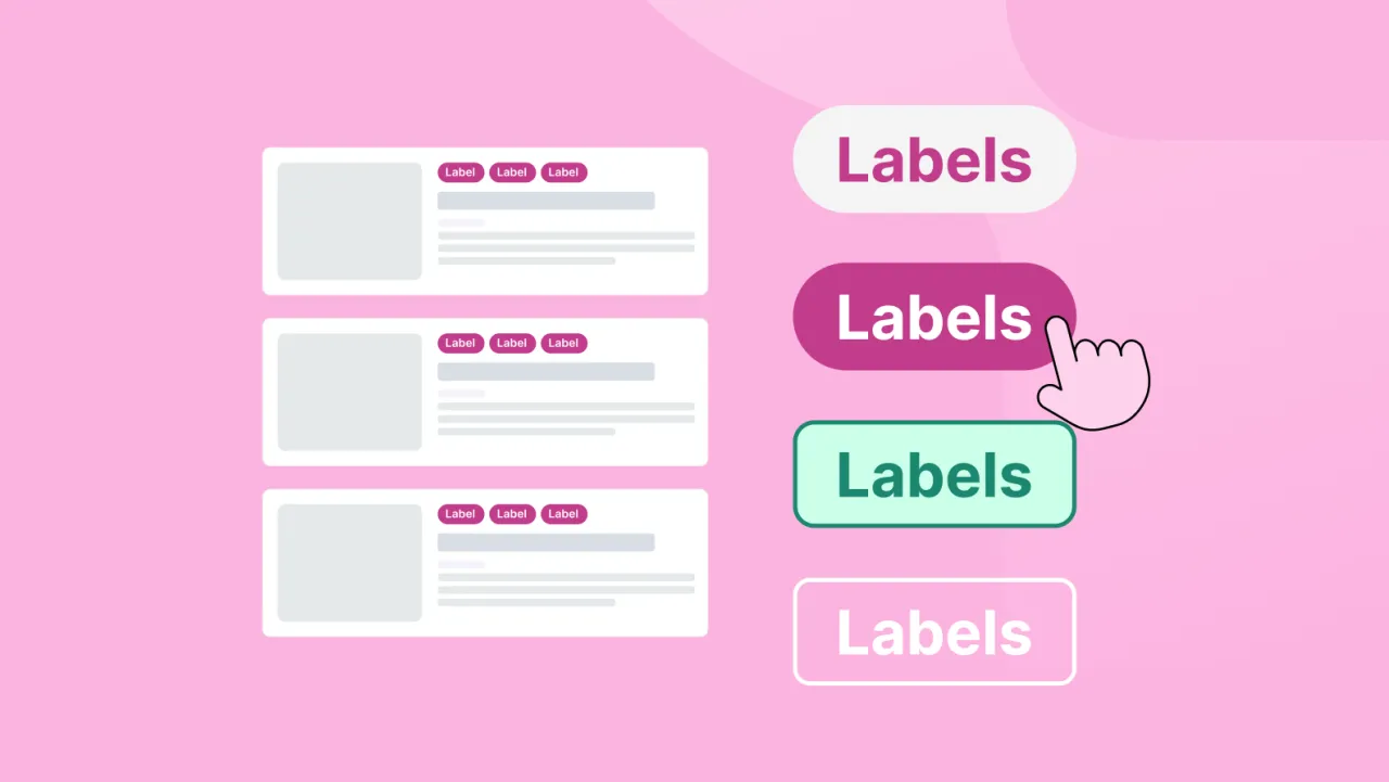 Entries Customized Label