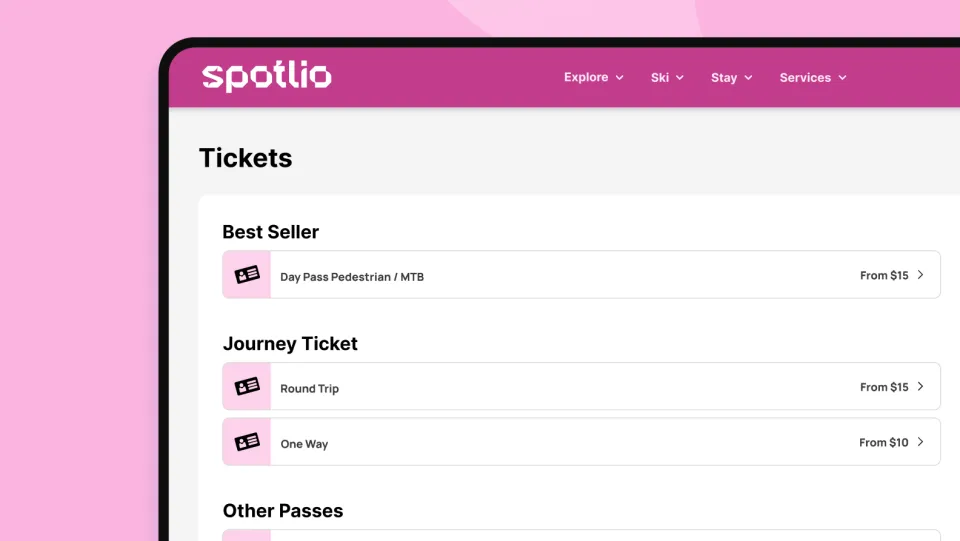 Lift Tickets Grouping Ordering