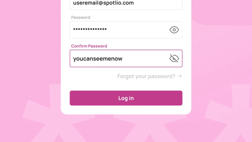 Password Introduction Improvements Entry