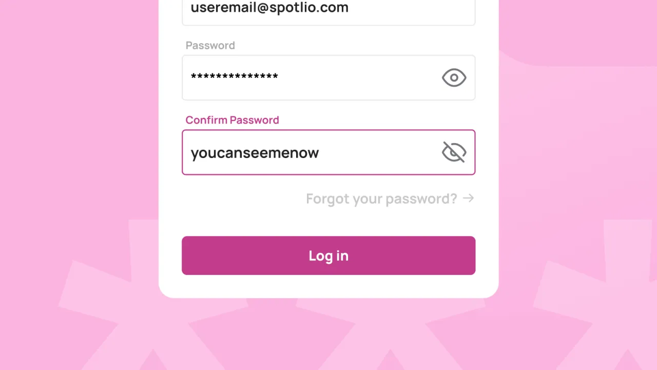 Password Introduction Improvements Entry
