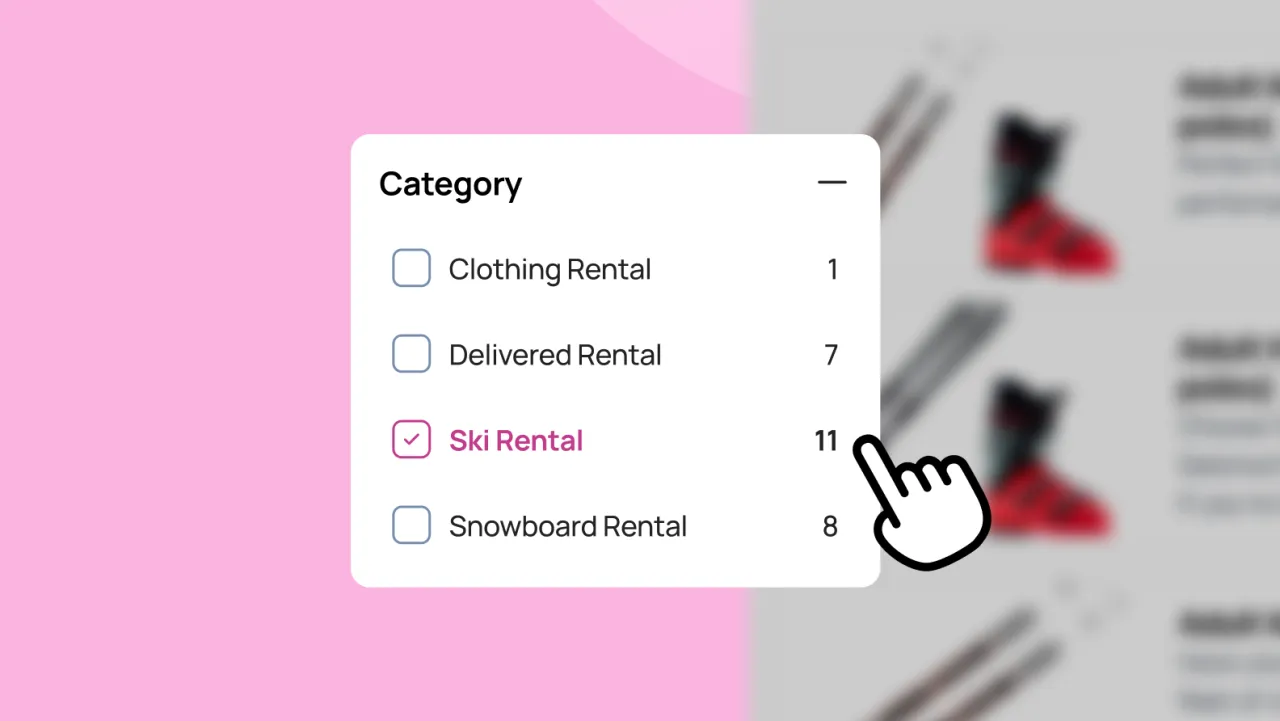 Rentals Category Sorting Filtering Entry
