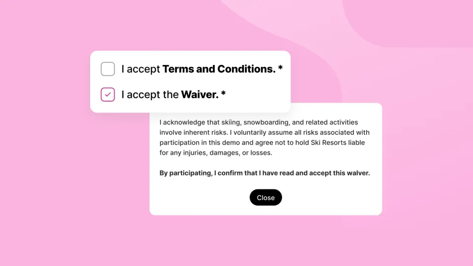 Waivers in Checkout