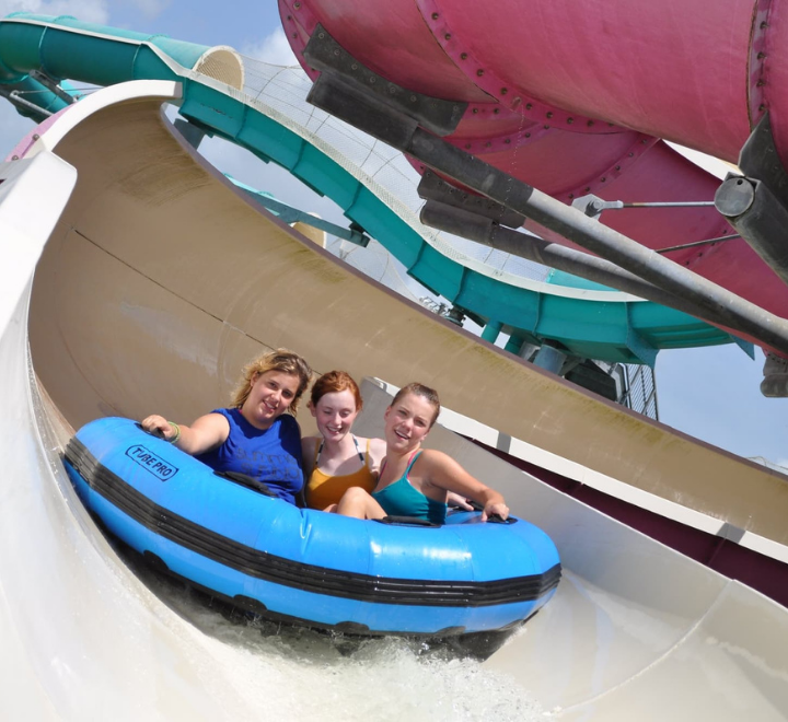 Image of waterslide at Gulf Islands